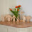 (B) Easter Ornament Resurrection Scene Wooden Statue Home Decor 2