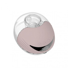 (Pink) 5v Fully Automatic Breast Pump Rechargeable Silicone Breast Milk Collectors for Outdoor Travel
