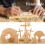 (A) Easter Ornament Resurrection Scene Wooden Statue Home Decor 4