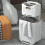 Plastic Folding Laundry Basket with 2 Layer Durable Large Capacity Storage Bag for Dorm Family 5