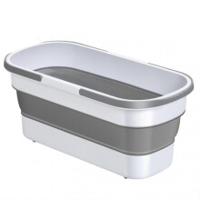 Foldable Large Bucket with Scroll Wheel Space Saving Car Wash Bucket for Home Kitchen Use