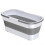 Foldable Large Bucket with Scroll Wheel Space Saving Car Wash Bucket for Home Kitchen Use 1