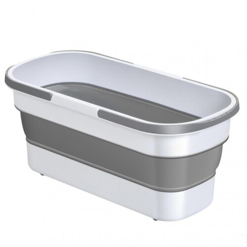 Foldable Large Bucket with Scroll Wheel Space Saving Car Wash Bucket for Home Kitchen Use