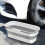 Foldable Large Bucket with Scroll Wheel Space Saving Car Wash Bucket for Home Kitchen Use 4