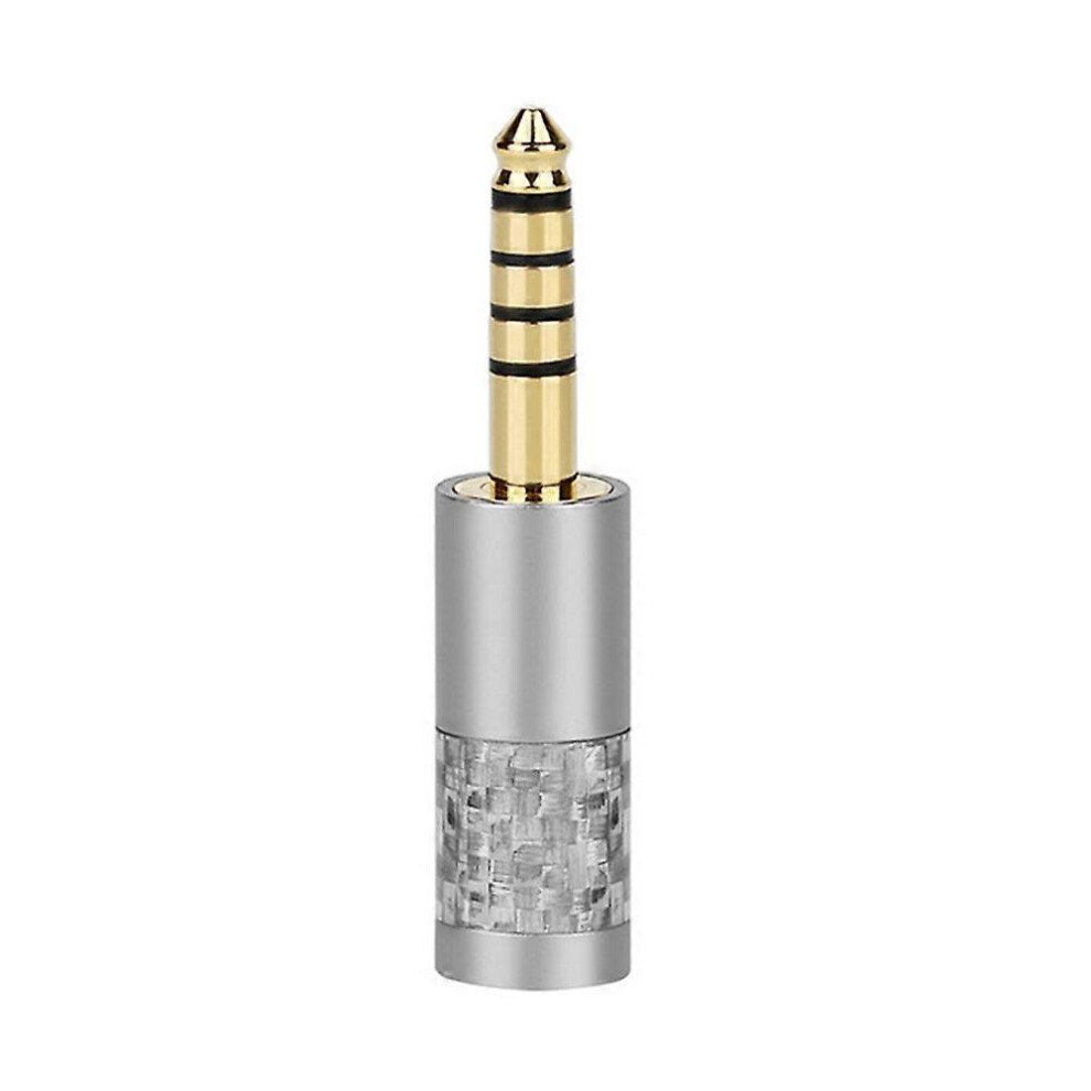 (As show, One size) Minijack 4.4mm Earphone Plug 5 Pole Stereo Audio Jack For NW-WM1Z NW-WM1A AMP Player Solder Wire Connector HiFi Headset Adapter