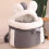 (M,Pink)Pet Carrier Bag Cute Pets Backpack for Outdoor Travel 5