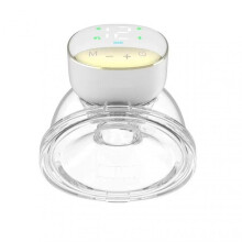 (Gold and White) 12 Modes Automatic Breast Pump Rechargeable Breast Milk Collectors for Mother