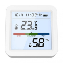 Wireless Temperature Humidity Meter Detector Indoor Temperature Moisture Sensor for Home Use