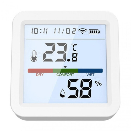 Wireless Temperature Humidity Meter Detector Indoor Temperature Moisture Sensor for Home Use