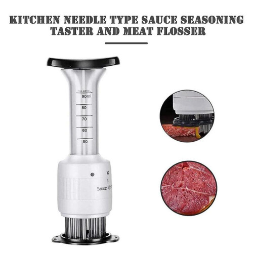 Injectable Meat Tenderizer Steak Needle Multifunctional Sauce Injecting Tool for Home Kitchen 1