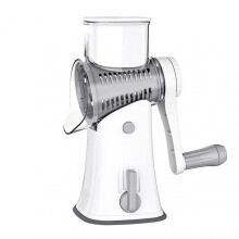 (White) Hand-Cranked Rotarys Grater Portable Manual Tabletop Grater High Efficient Hand Food Processor