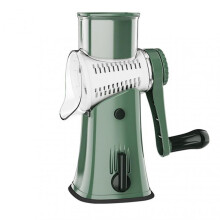 (Green) Hand-Cranked Rotarys Grater Portable Manual Tabletop Grater High Efficient Hand Food Processor