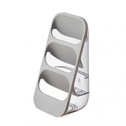 (Grey) Household Drain Chopsticks Holder Multipurpose Cutlery Storage Box for Fork Spoon Storage