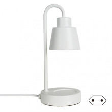 (EU plug, White) Retro Desktop Diffuser Lamp for Melting Candle Plug-In Modern Dimmable Lamp for Living Room Home