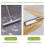 2 in 1 Floor Brush with Scraper Reusable Labor-saving Gaps Wash Tool for Bathtubs Floor 3
