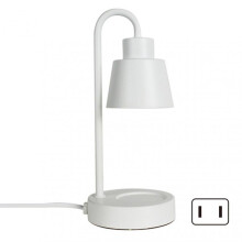 (US plug, White) Retro Desktop Diffuser Lamp for Melting Candle Plug-In Modern Dimmable Lamp for Living Room Home