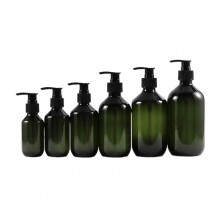 (6PCS, Green) 6Pcs Empty Shampoo Bottle for Travel Portable Refillable Shampoo Conditioner Dispenser Bottles Home