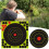 50pcs 8" Adhesive Paper Targets Stickers Fluorescent Airsofts Training Patch for Archerys Bows 4