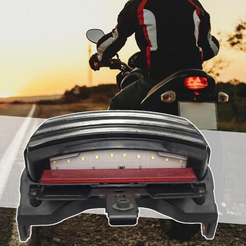 Retro LED Tail Lamp for Motorcycle Waterproof Rear Light Assembly Motorcycle Accessories 2