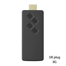 (UK plug, 1G8G) Smarts Dual Band WIFI TV Stick Set-Top Box Multifunctional Powerful Medias Player for Android-System