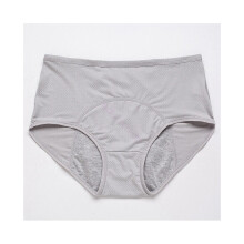 (Gray, 8XL) 5Pcs Leakproof Underwear Women Incontinence Leak Proof Protective Pant New