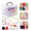 DIY Jewelry Making Tools with Storage Box Multifunctional Portable Beaded Materials for Glasses Decorating 1