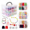 DIY Jewelry Making Tools with Storage Box Multifunctional Portable Beaded Materials for Glasses Decorating 3