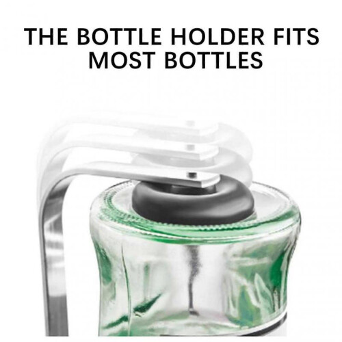 (20ml)1 Bottle Wall Mounted Liquor Holder Sturdy Multipurpose Bottle Holder for 1 Bottle 2