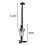 (20ml)1 Bottle Wall Mounted Liquor Holder Sturdy Multipurpose Bottle Holder for 1 Bottle 2