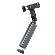 (Grey) 360Rotatable Foldable Phone Holder For Trip Anti-Shake Steady Phone Bracket for Outdoor Going Out