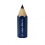 (Blue) Pencil Shape Pencil Bucket Washable Durable Pencils Storage Box for Dressing Table 1