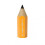 (Yellow) Pencil Shape Pencil Bucket Washable Durable Pencils Storage Box for Dressing Table 1