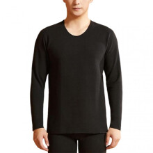 (3XL, Male Black) Thermal Underwear men Winter Women Long Johns sets fleece keep warm in cold weat