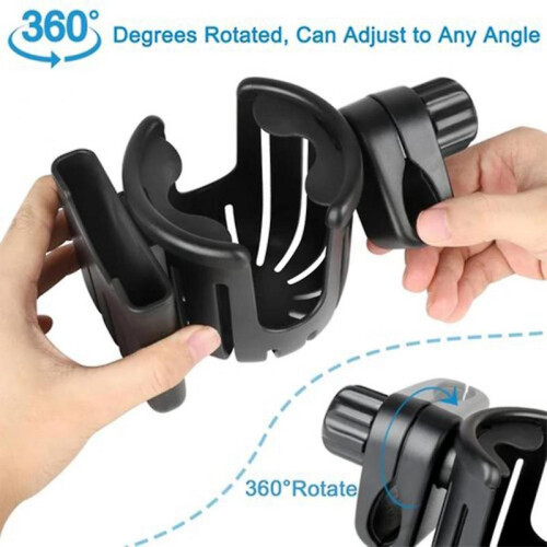 Universal Cup Phone Drinks Holder for Strollers 360 Degree Adjustable Cup Holder 1