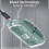 Fashion Transparent Bluetooth-Compatible Wireless Mouse Portable Cordless Quiet Mouse for PC Notebook Laptops 5