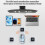 Fashion Transparent Bluetooth-Compatible Wireless Mouse Portable Cordless Quiet Mouse for PC Notebook Laptops 4