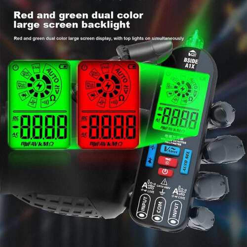 Anti-burn Electric Digital Multimeter Non-contact Portable Voltage Detect Tester 2