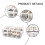 (Eight Point Grid) Kitchen 6/8 Grid Spice Box with Lid Multipurpose Sealed Spice Jar for Home Kitchen 2