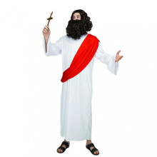 One-piece Jesus Cosplay Jumpsuit Theme Party Stage Performance Clothing for Halloween