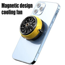Clip/Magnetic Suction Phone Cooling Device Small Portable Stylish Cooling Fan for Game Playing