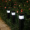 (Warm Light) Simple Squared Solar Powered Ground Light Household Yard Arrangement Light for Courtyards 5