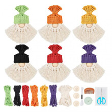 (Figure 3) Hand-made Woven Senta Clauses Fashionable Lightweight Tree Hanging Ornaments for Christmas Tree