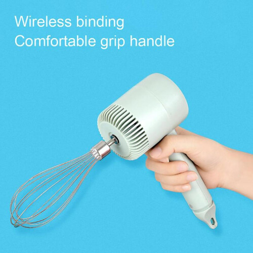 (Set A, White) Kitchen Milk Frother USB Powered Blender for Baking for Baking Cooking 2