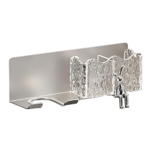 Water Ripple Shape Hair Dryer Holder Multifunctional Waterproof Hair Dryer Rack for Bathroom
