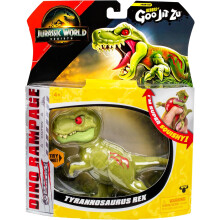 Héros de Goo Jit Zu Jurassic World Rebirth Dino Rampage TYRANNOSAURUS REX