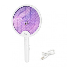 (1pcs, USB Cable) Powerful Electric Mosquitoes Swatter Portable Hangable Automatic Mosquitoes Trap Killer Lamp for Living Room Basement