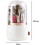 (White) Makeup Brush Holder, 360 Rotating Storage Barrel for Brushes & Lipstick Organizer 5