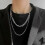Men's & Women's Layered Patchwork Necklaces 4
