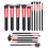 (orange) 16 Pcs Travel Makeup Brush Set 1