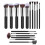 (silver) 16 Pcs Travel Makeup Brush Set 1
